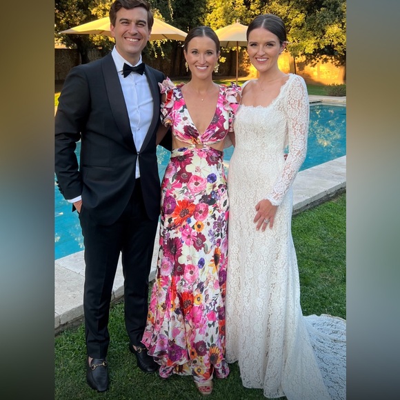 MAC Duggal Floral Gown - Picture 3 of 4